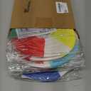 Panelee 12 Pcs 8 Inch Beach Ball Paper Lanterns Pool Party Decorations Summer Luau Themed Round Hanging Decorations for Office Classroom Home Outdoor Indoor Party Supplies