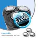 HQ8 Replacement Heads Blade Compatible with Philips Norelco Aquatec Shavers, Razor Cutter Head for HQ8505 PT720 AT815 AT810 AT880, New Upgraded OEM Blades, 3-Pack