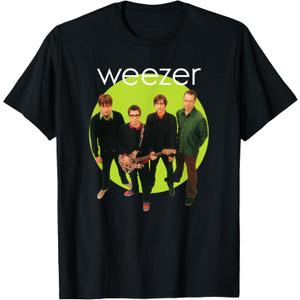 Weezer - Green Album Circle T-Shirt Small, 3XL