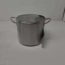 GoodCook Basics Stainless Steel Deluxe Stock Pot with Glass Lid, 8 quart, Silver
