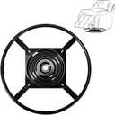 22" Recliner Ring Base Heavy Duty Metal Chair Sofa Furniture Swiveling Bottom Replacement Part with 10 inch Plate