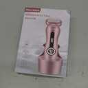 Electric Shaver for Women for Legs Bikini Trimmer Electric Razors for Women Underarm Public Hairs Rechargeable Womens Shaver Wet Dry Use Painless Cordless with Detachable Head (Pink)