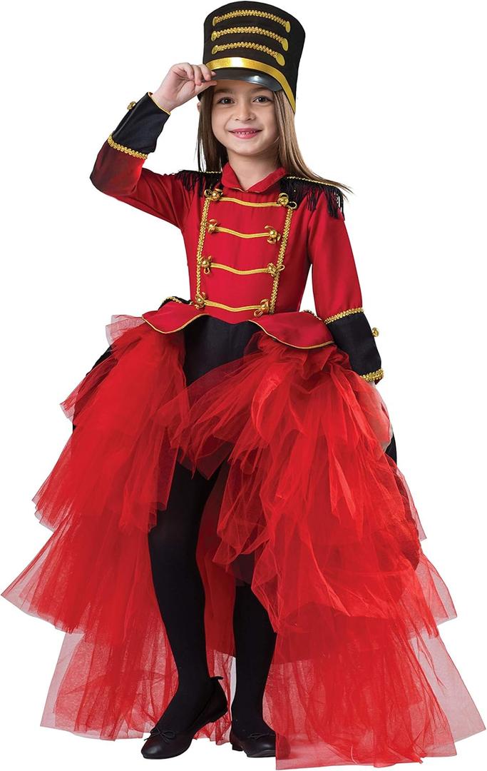 Dress Up America Band Majorette Costume - Nutcracker Costume for Girls - Toy Soldier Uniform Dress Up for Kids (Large)