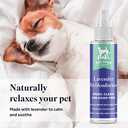 [1-Pack] Pet Spray Deodorizer - Cleans and Refreshes Your Pets Coat - Natural Dry Pet Shampoo - for Dog, Puppy, and More - Gentle, Long-Lasting Scent - Lavender - 8 Fl Oz