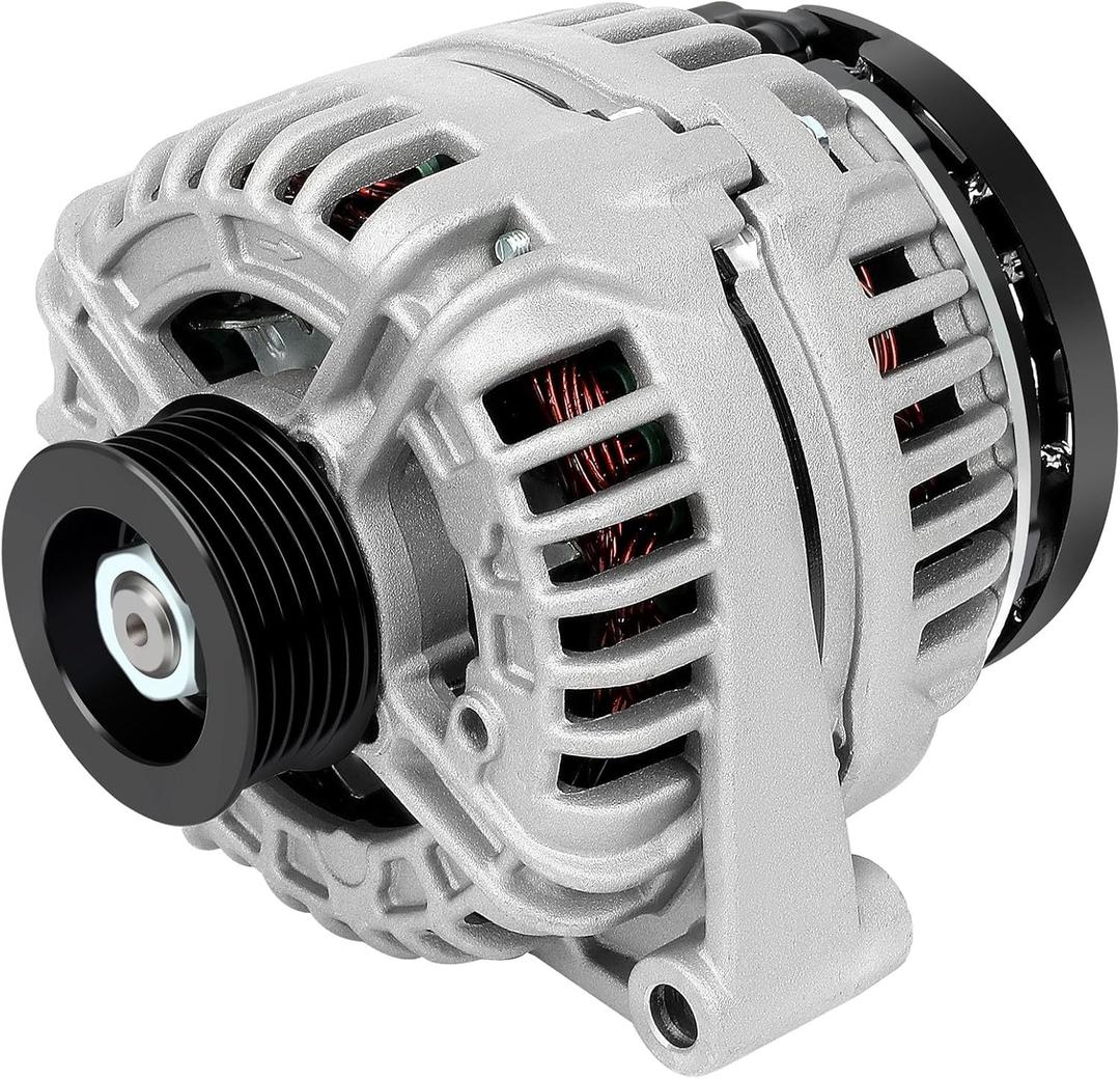 SCITOO Alternator Fits for Chevrolet Impala V6 3.5L 3.9L 2006-2011,for Monte Carlo 2006 2007 3.5L, for Monte Carlo 2006 3.9L - 12V 125A CW 6-Groove Pulley, OEM 10335497 0-124-425-032 ABO0241 11185