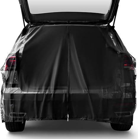 Yahenda Car Camping Net Accessories Breathable Mesh Car Tent for Tailgate UV Sun Protection Ventilation Privacy Protection Magnetic Suction for SUV MPV (Medium)