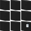 Nuanchu Note Pads 3 x 5'' Spirals Notebook, 60 Sheets Mini Spiral Notepad Top Bound Notebook Memo Pads for Home Office School (Black, 100 Pcs)