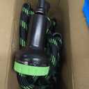 NON-EXPANDABLE Garden Hose 25 FT, Heavy Duty Steel Metal Flexible Water Hose with 10-Function Spray Nozzle, Durable Fabric Skin, No Kinks & Leak-Proof with Upgraded Handle