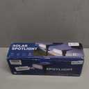 DINGLILIGHTING Solar Lights Outdoor Waterproof: IP65 Led Spot Light Decorations for Garden - 3 Lighting Modes Solar Powered for Yard - Halloween Christmas Lights Landscape Pathway Patios 4Packs White