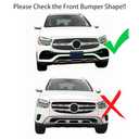 Chrome For 2020 2021 2022 Mercedes-Benz GLC-Class GLC 300/300e/350e/43 AMG SUV&Coupe With AMG Package Front Bumper Grille GT Style Center Grill
