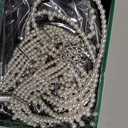 Crystal multi strand layered ivory colo