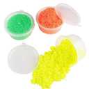 Fun Express Glow-in-the-Dark Fluffy Growing Sand Foam - 4 Pack - Toys and Party Favors