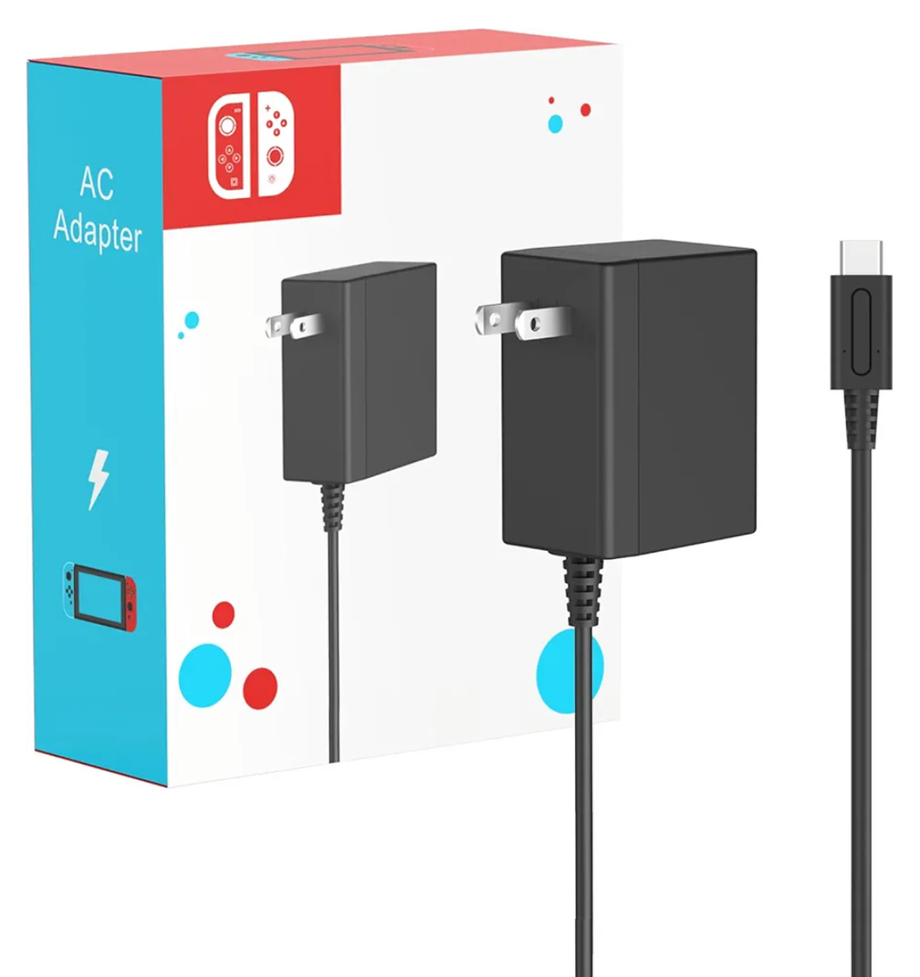 MARSDOCK 45W Charger for Nintendo Switch - 15V 2.6A AC Adapter Fast Charging with 5FT USB C Cord - Compatible with Switch Lite, OLED, Steam Deck - Support TV Mode