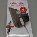 Sunbeam Heating Pad Wrap for Back Pain Relief with Auto Shut Off and Moist Heating Option 23 x 15" Slate Grey
