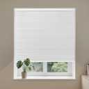 Allesin Cordless Blackout Cellular Shades, Honeycomb Blinds for Windows, Thermal Insulated & Noise Dampening, Room Darkening Window Coverings for Bedroom & Nursery, White, 22" W x 48" H