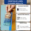 SWRT Blue Painters Tape 1 Inch x 55 Yards, 12 Rolls (660 Yards)  Sharp Clean Paint Lines, No-Residue Painters Tape for Walls, Trim & Baseboards, Easy Removal Masking Tape for Home Projects