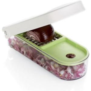Vidalia Chop Wizard, Vegetable and Fruit Chopper with 2 Cup Base, Stainless Steel Blades, Dishwasher Safe