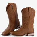 RLW Kids Cowboy Boots for Boys Girls Western Square Toe Youth Cowgirl Boots for Toddler Little & Big Kid 2