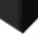 Falken Design Aluminium Composite Panel Black 12 in. x 24 in. x 1/4 in.
