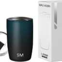 Simple Modern Travel Coffee Mug Tumbler with Flip Lid | Reusable Insulated Stainless Steel Cold Brew Iced Coffee Cup Thermos | Gifts for Women Men Him Her | Voyager Collection | 12oz | Moonlight