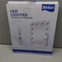 Vanity Mirror with Lights, Hollywood Lighted Makeup Mirror with 3 Color Lighting Modes and 12 Dimmable Bulbs, Detachable 5X Magnification, Smart Touch Control, 360 Rotation, White