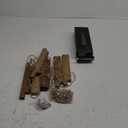 Love-KANKEI Wood Picture Photo Frame for Wall Decor 2629 inch with 30 Clips and Adjustable Twines Collage Artworks Prints Multi Pictures Organizer and Hanging Display Frames Gift Carbonized Black