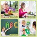 Magnetic Adventure Travel STEM：35PCS Mini Blocks Kit for Ages 3-5