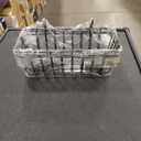 Grid Hanging Basket, Iron Wall Mounted Shelf Innovative Flower Pot Shelf, Small Items Display Rack Indoor Pendant for Kitchens/Pantries/Laundry Rooms/Closets/Bathroom