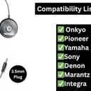 Calibration Microphone for Onkyo Series TX- RZ SR SA NR DS HT- R NR555 NR6050 NR646 NR545 NR676 NR656 Pioneer VSX AXD SC XXD Denon Marantz Integra 3.5mm Plug 6m (Calibration Mircophone with Stand)