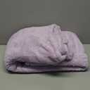Berkshire Blanket Classic Extra-Fluffy Plush Throw Blanket, Soft Fuzzy Fluffy Long Hair Throw Blanket for Couch Sofa Bed, Pastel Lilac Purple, 50x60 Inches