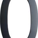 BetLight 6 Inch House Numbers- Modern Floating Stainless Steel Home Address Number Elegant Black Finish,Number 0