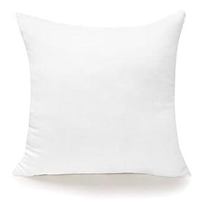 Royale Linens Throw Pillow Insert 1 Pack 12 x 12 Inch Pillow Insert - Square Pillow - Bed & Couch Pillow - Sofa Pillow Insert - Decorative Pillow Insert - Inner Cushion - Pillow & Shams Stuffer White