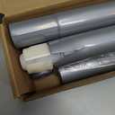 Closet Rods for Hanging Clothes, 17 to 54 Inches Stepless Adjustable Metal Closet Rod, 1.5 Inches Heavy Duty Clothes Hanging Rod for Closet Wardrobes Laundry RV, Silver