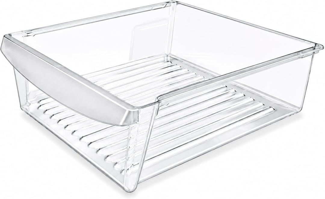 241969607 Meat Pan Drawer Bin For frigidaire/White-Westinghouse/Crosley,etc. refrigerator, Replace Part 241969601, 241969602, 241969603, 241969606