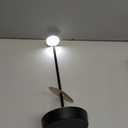 Cordless Table Lamps Rechargeable, 6000mAh Battery Operated LED Desk Lamp Outdoor Waterproof Portable Touch Dimmable Table Night Light for Patio Restaurant Dining Home Black