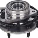 KUSATEC 515010 Front Wheel Bearing and Hub Assembly Compatible with Ford F-150 1997 1998 1999 2000, 5 Lugs W/ABS 4WD 4-Wheel ABS