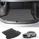 Powerty Trunk Mat for 2019-2024 2025 Mazda 3 Sedan Accessories All Weather TPO Rear Cargo Liner(Not for Hatchback) (Mazda 3 Sedan 2019-2025)