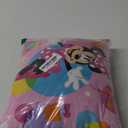 Disney Minnie Mouse Let's Party Pink, Turquoise, Lavender, and Yellow Balloons, Ice-Cream Cones, and Cupcakes Plush Decorative Pillow