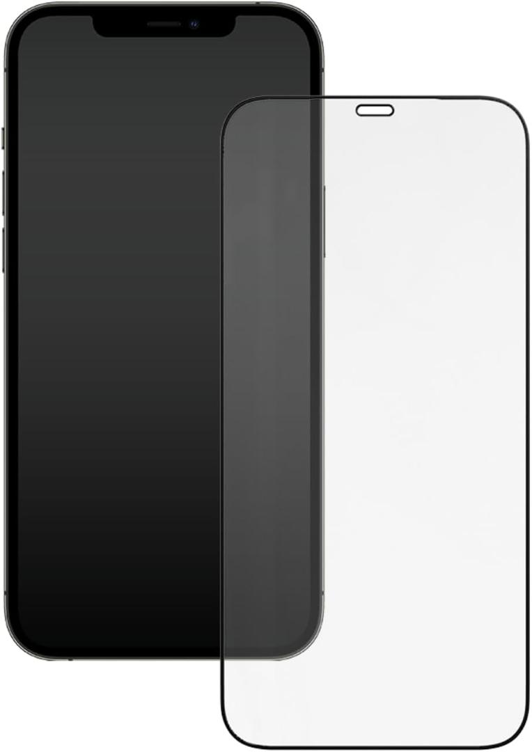 RhinoShield 9H Tempered Glass Screen Protector Compatible with iPhone 12 Pro Max | High Transparency, Scratch and Blue Light Resistant, 3D Curved Full Coverage, Installation Tool Included (Transparent)