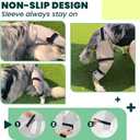 Dog Rear Leg Sleeve to Stop Licking, Hind Leg Protector for TPLO Recovery, ACL Surgery, Wounds or Skin Issues, Soft Breathable Cover for Large Medium Small Dogs (L-Left)
