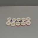 1600 Pcs Label Tapes Compatible with D30 Label Printer Maker Laminated Labeling Stickers Thermal Labels for Home Office (12 x 40 mm, Purple, Pink)