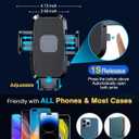 [Military-grade Construction] Phone Holders for Your CarUpgraded Suction & ClipCell Smartphone Mount Universal Windshield Dashboard Vent Stand Truck Cradle for iPhone 17 Pro Max 16 15 Samsung