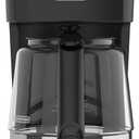 BLACK+DECKER CAFCRAFT 12-Cup Coffee Maker, One-Switch Drip Coffeemaker with Vortex Showerhead Technology, Sneak-A-Cup, Keep Warm Function, Stainless Steel