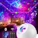 One Fire Galaxy Projector 360 Modes 15 White Noise Star Projector Valentines Birthday Gifts Night Light Teen Girl Gifts Trendy Stuff Bluetooth Lava Lamp Gifts for Teen Boy Gifts Room Decor Led Lights