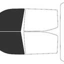 Rvinyl Window Tint Kit Compatible with Toyota Tundra 2022-2025 4 Door CrewMax - Black 20% - Single Ply No Bubble Film - Do it Yourself Vehicle Front Precut Kit