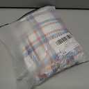 OYOANGLE Women's 3 Piece Pajama Set Cami Top and Plaid Print Shorts Pants Pj Set Loungewear (White, L)