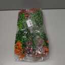 Artificial Flowers for Outdoors, 12 Bundles Multicolor Faux Silk Flower Spring Summer Decoration, Artificial Plants Fake Outdoor Flowers UV Resistant No Fade for Home Planter Porch Patio Yard Decor (Double Purple)