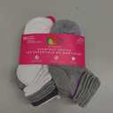 Fruit of the Loom Girls' Everyday Basics Socks, Ankle - 10 Pack - Assorted Size 10.5-4