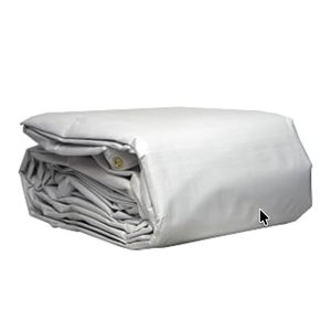  White Tarp Heavy Duty Waterproof Plus+ 12x20 FT Large 12 mil Outdoor Tarp with Grommets, UV Resistant Poly for Camping and Roof