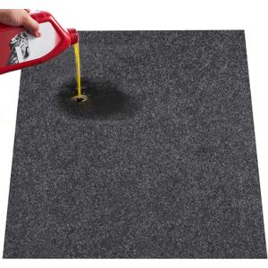 VEVOR Waterproof Garage Floor Mat for Under Car, Non-Slip 6.6'x8.5' Oil Spill Mat Heavy Duty Containment Mat, Protects Garage Floor from Water, Mud and Oil, for Garages Greenhouses Entrance